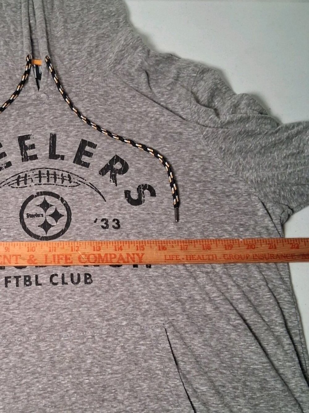 Pittsburgh Steelers Shirt Women XL Hooded Long Sleeve Hoodie NFL Team Apparel - Picture 4 of 14